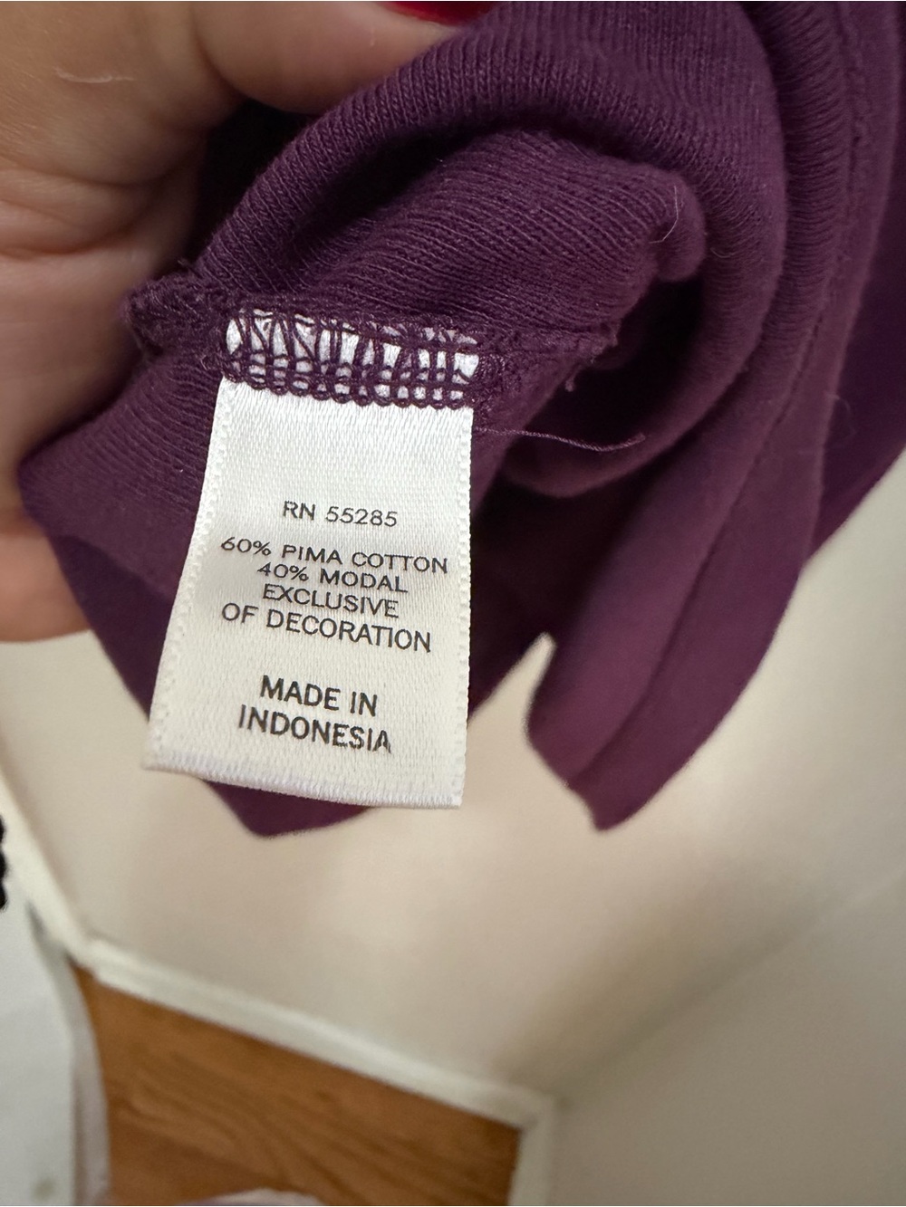 Express Deep Plum Tank with Rhinestone Fringe - Picture 5 of 5